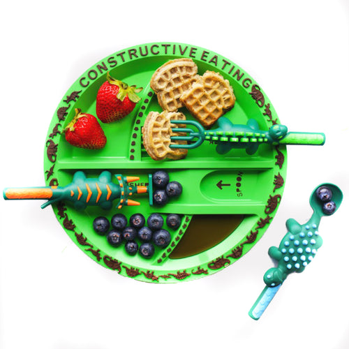 Constructive Eating Plate Dino